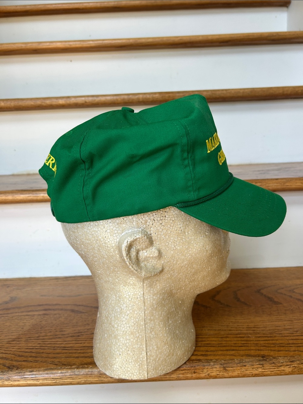 Green 'Make Our Farmers Great Again!' Embroidered Hat Trump. New without tags - Picture 4 of 5